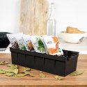 Organizer pojemnik kuchenny na torebki z przyprawami czarny 30x13x8 cm Grupa Orion Sp. z o.o.
