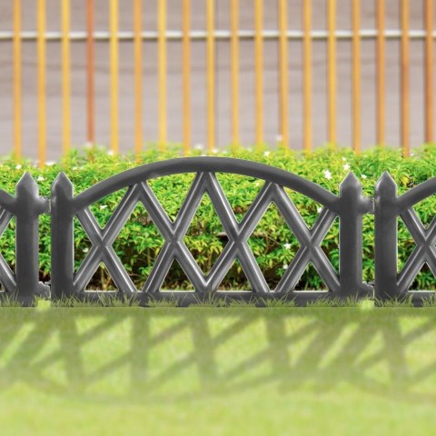 Płotek ogrodowy palisada obrzeże grafitowy border 49x30 cm Grupa Orion Sp. z o.o. Płotek ogrodowy palisada obrzeże grafitowy border 49x30 cm Grupa Orion Sp. z o.o.