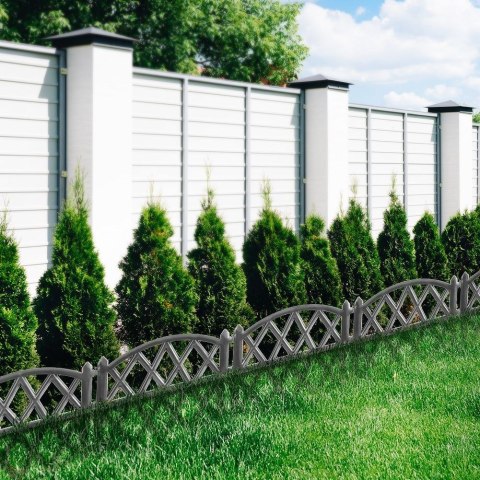 Płotek ogrodowy palisada obrzeże grafitowy border 49x30 cm Grupa Orion Sp. z o.o. Płotek ogrodowy palisada obrzeże grafitowy border 49x30 cm Grupa Orion Sp. z o.o.
