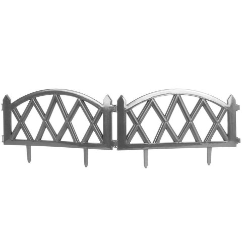 Płotek ogrodowy palisada obrzeże grafitowy border 49x30 cm Grupa Orion Sp. z o.o. Płotek ogrodowy palisada obrzeże grafitowy border 49x30 cm Grupa Orion Sp. z o.o.