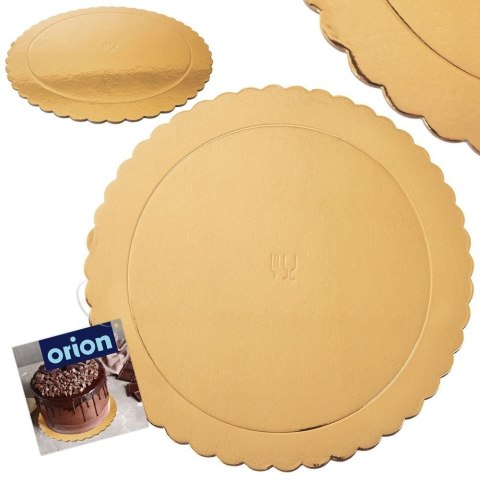 Podkład pod tort, ciasto złoty 30 cm Grupa Orion Sp. z o.o. Podkład pod tort, ciasto złoty 30 cm Grupa Orion Sp. z o.o.
