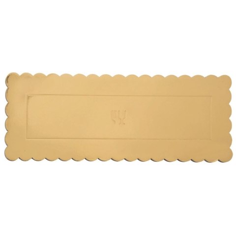 Podkład pod tort, ciasto złoty prostokątny 33x12 cm Grupa Orion Sp. z o.o.