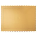 Podkład pod tort, ciasto złoty prostokątny 40x30 cm Grupa Orion Sp. z o.o.