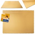 Podkład pod tort, ciasto złoty prostokątny 40x30 cm Grupa Orion Sp. z o.o.