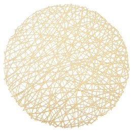 Podkładka na stół gumowa zwijana okrągła złota 39 cm Grupa Orion Sp. z o.o.