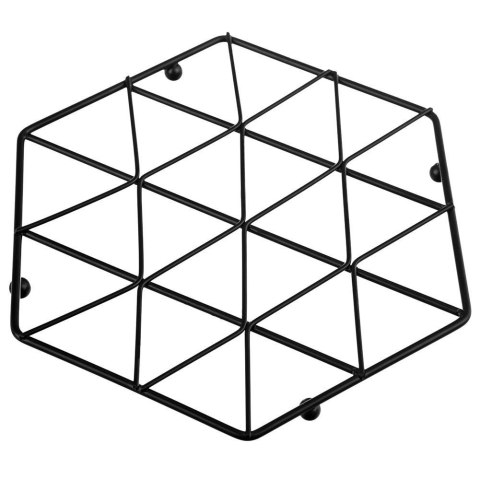 Podkładka pod gorący garnek naczynia metalowa podstawka ochronna kuchenna czarna Grupa Orion Sp. z o.o. Podkładka pod gorący garnek naczynia metalowa podstawka ochronna kuchenna czarna Grupa Orion Sp. z o.o.