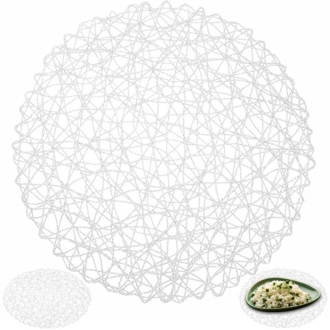 Podkładka pod talerz sztućce okrągła / mata kuchenna papierowa biała 35 cm Grupa Orion Sp. z o.o. Podkładka pod talerz sztućce okrągła / mata kuchenna papierowa biała 35 cm Grupa Orion Sp. z o.o.