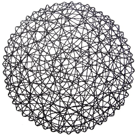 Podkładka pod talerz sztućce okrągła / mata kuchenna papierowa czarna 35 cm Grupa Orion Sp. z o.o. Podkładka pod talerz sztućce okrągła / mata kuchenna papierowa czarna 35 cm Grupa Orion Sp. z o.o.