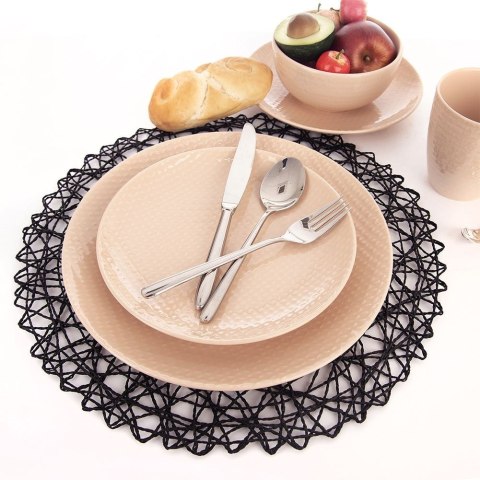 Podkładka pod talerz sztućce okrągła / mata kuchenna papierowa czarna 35 cm Grupa Orion Sp. z o.o. Podkładka pod talerz sztućce okrągła / mata kuchenna papierowa czarna 35 cm Grupa Orion Sp. z o.o.