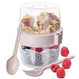Pojemnik kubek na jogurt z łyżeczką lunchbox 370 ml Grupa Orion Sp. z o.o.