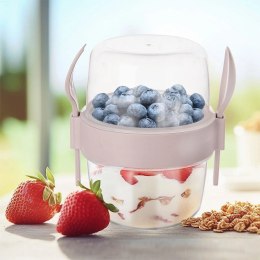 Pojemnik kubek na jogurt z łyżeczką lunchbox 370 ml Grupa Orion Sp. z o.o.
