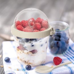 Pojemnik kubek na jogurt z łyżeczką lunchbox 400 ml Grupa Orion Sp. z o.o.