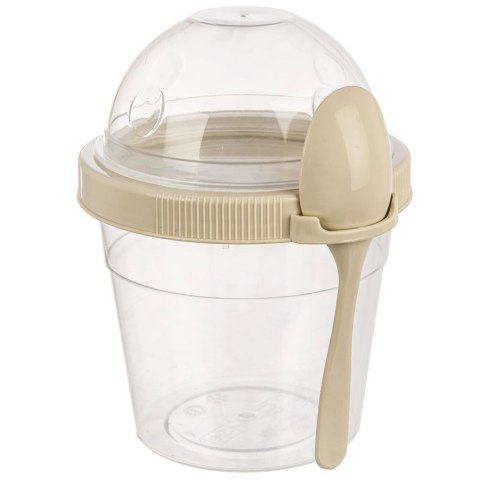 Pojemnik kubek na jogurt z łyżeczką lunchbox 400 ml Grupa Orion Sp. z o.o. Pojemnik kubek na jogurt z łyżeczką lunchbox 400 ml Grupa Orion Sp. z o.o.