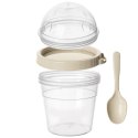 Pojemnik kubek na jogurt z łyżeczką lunchbox 400 ml Grupa Orion Sp. z o.o.