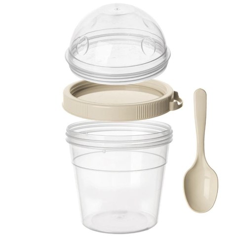 Pojemnik kubek na jogurt z łyżeczką lunchbox 400 ml Grupa Orion Sp. z o.o. Pojemnik kubek na jogurt z łyżeczką lunchbox 400 ml Grupa Orion Sp. z o.o.