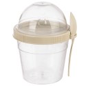 Pojemnik kubek na jogurt z łyżeczką lunchbox 400 ml Grupa Orion Sp. z o.o.