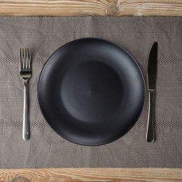 Talerz ceramiczny czarny obiadowy płytki na obiad SOHO 26,5 cm VLACHOS BROS S.A IMPORTS (NAVA),Valantis Vlachos
