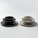Talerz ceramiczny czarny obiadowy płytki na obiad SOHO CLASSIC 27 cm VLACHOS BROS S.A IMPORTS (NAVA),Valantis Vlachos