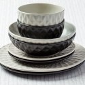 Talerz ceramiczny czarny obiadowy płytki na obiad SOHO CLASSIC 27 cm VLACHOS BROS S.A IMPORTS (NAVA),Valantis Vlachos