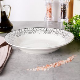 Talerz obiadowy głęboki porcelanowy MAYA 22,5 cm, 700 ml VLACHOS BROS S.A IMPORTS (NAVA),Valantis Vlachos