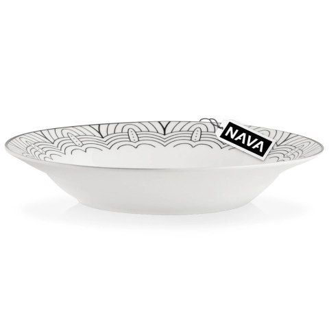 Talerz obiadowy głęboki porcelanowy MAYA 22,5 cm, 700 ml VLACHOS BROS S.A IMPORTS (NAVA),Valantis Vlachos Talerz obiadowy głęboki porcelanowy MAYA 22,5 cm, 700 ml VLACHOS BROS S.A IMPORTS (NAVA),Valantis Vlachos
