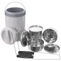 Termos Menażka Obiadowa Termiczna Stalowa 4-Poziomowa Solidna ORION 4x800ml