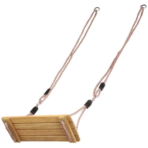 Huśtawka ogrodowa wisząca deska drewniana dla dzieci 40x16 cm Huśtawka ogrodowa wisząca deska drewniana dla dzieci 40x16 cm