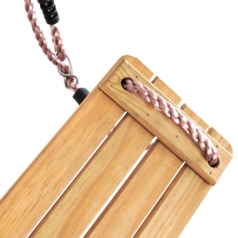 Huśtawka ogrodowa wisząca deska drewniana dla dzieci 40x16 cm Huśtawka ogrodowa wisząca deska drewniana dla dzieci 40x16 cm