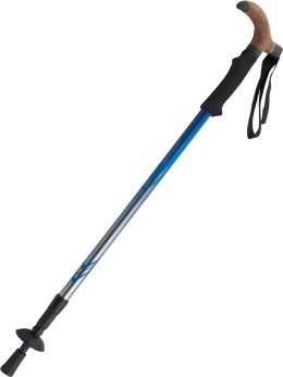 KIJ TREKKINGOWY DO CHODZENIA NORDIC WALKING 3-SEKCYJNY SREBRNO-NIEBIESKI SPARTAN GmbH