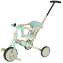 Rowerek trójkołowy TRIKE FIX V4 rower spacerówka rowerek biegowy 6w1 szary niebieski
