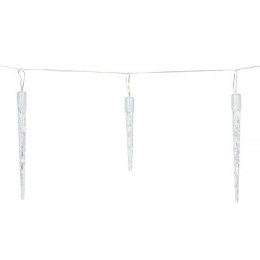 Sople świecące / kurtyna świetlna na balkon taras dom 72 LED 6,9 m