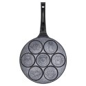 Patelnia Granitowa Nieprzywierająca ze Wzorkiem do Jajek Placków ORION 26cm