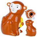 Skarbonka Ceramiczna Małpka na Prezent dla Dzieci Dorosłych VILDE 12x16,5cm