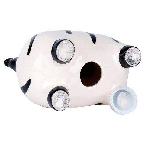 Skarbonka Ceramiczna Zebra na Prezent dla Dzieci Dorosłych VILDE 10,5x17 cm