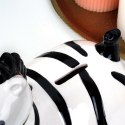 Skarbonka Ceramiczna Zebra na Prezent dla Dzieci Dorosłych VILDE 10,5x17 cm