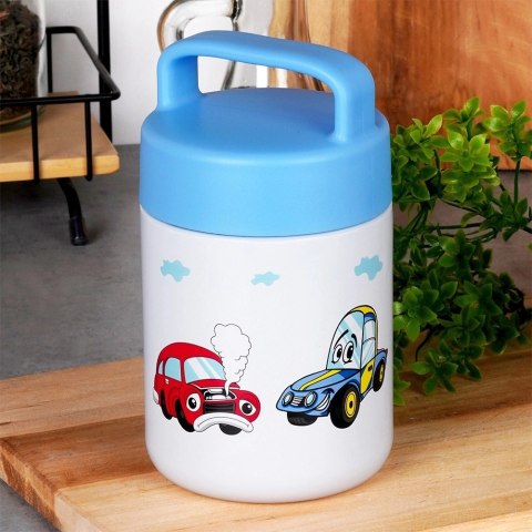 Termos Obiadowy Termiczny Stalowy Dziecięcy dla Dzieci Autka ORION 450ml