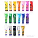 Zestaw Farby Akrylowe Wiele Kolorów w Tubce Paletka FREE & EASY 36 ml 19 el