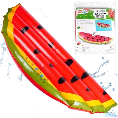 Materac do pływania arbuz 174x58x13 cm