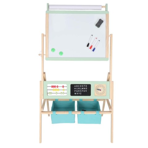 Tablica magnetyczna kredowa dwustronna LULILO Kredo kredy markery magnesy kosze