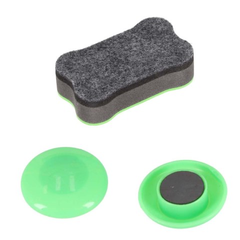 Tablica magnetyczna kredowa dwustronna LULILO Kredo kredy markery magnesy kosze