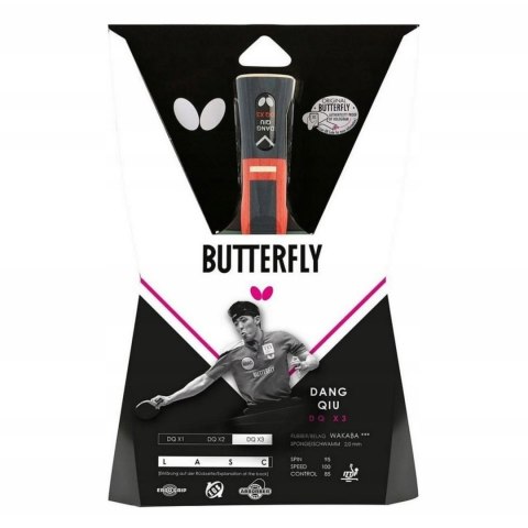 Rakietka Paletka do Tenisa Stołowego Ping Ponga BUTTERFLY Dang Qiu Dqx3 Butterfly