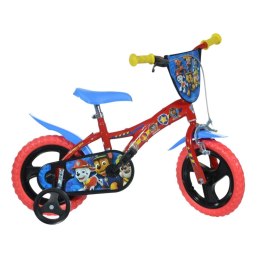 Rower Rowerek Psi Patrol dla Dzieci Dziecięcy z Kółkami Bocznymi DINO 12