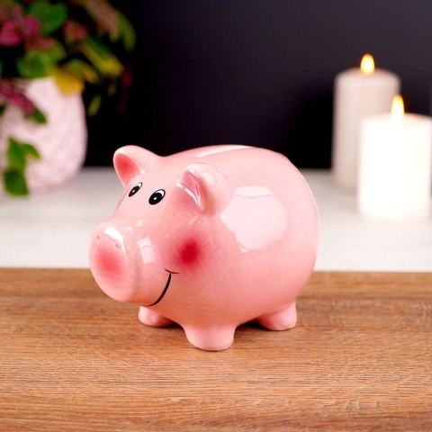 Skarbonka ceramiczna otwierana świnka 12 cm Grupa Orion Sp. z o.o.