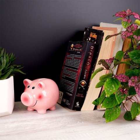 Skarbonka ceramiczna otwierana świnka 12 cm Grupa Orion Sp. z o.o.