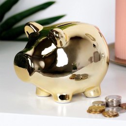 Skarbonka ceramiczna złota lustrzana 11,5x9 cm Grupa Orion Sp. z o.o.