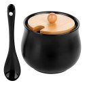 Cukierniczka Ceramiczna VILDE 250 ml Czarna z Pokrywką i Łyżeczką Grupa Orion Sp. z o.o.