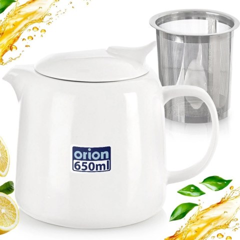 Dzbanek Porcelanowy 650ml Zaparzacz Sitko Stalowe MONA ORION Orion