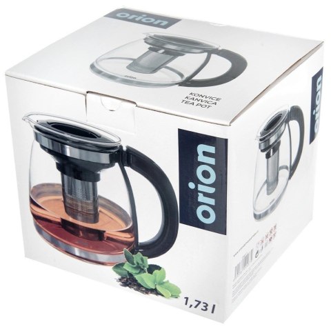 Dzbanek z zaparzaczem do herbaty szklany żaroodporny 1,73 l Grupa Orion Sp. z o.o.