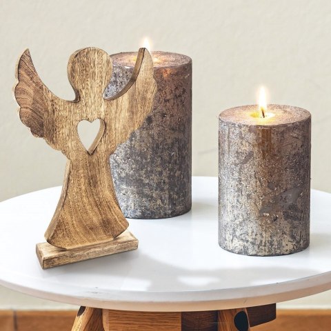 Figurka drewniana świąteczna anioł MANGO 25,5x36 cm Grupa Orion Sp. z o.o.