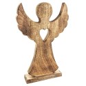 Figurka drewniana świąteczna anioł MANGO 25,5x36 cm Grupa Orion Sp. z o.o.